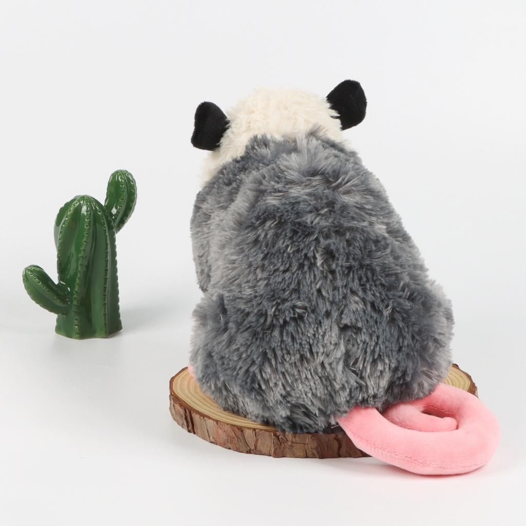 38cm Cute Opossum Plush Toys Mouse Stuffed Animals Dolls Simulation Mouse Plushies Toy Children's Birthday Gift Sofa Decor