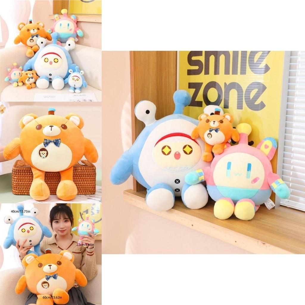 Eggie Plüschtier Niedliche und knuddelige Eierwagen-Verkäufer-Puppe