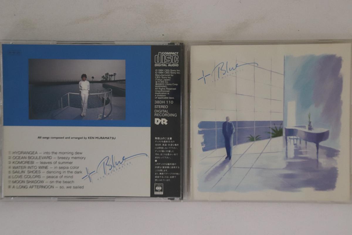 

CD KEN MURAMATSU - +blue 38HD110 CBS/SONY 1984 Japan Japanese Pop/Rock Used