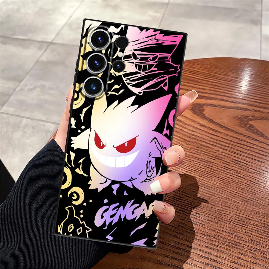 Funda Phone Cover Case for Samsung Galaxy S26 S21 FE S23 S24 Plus Note 20 Ultra 8 9 10 S25 Ultra S20 S10 S9 Cool Gengar Pokemon