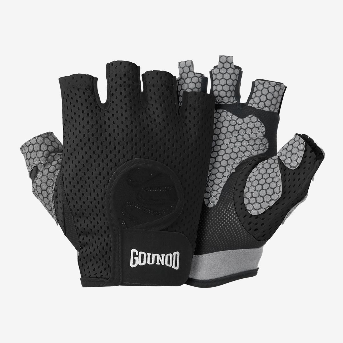 Customized Logo High Quality Gym Workout Fitness Weightlifting Gloves for Men and Women Sport Gym Gloves S чёрный