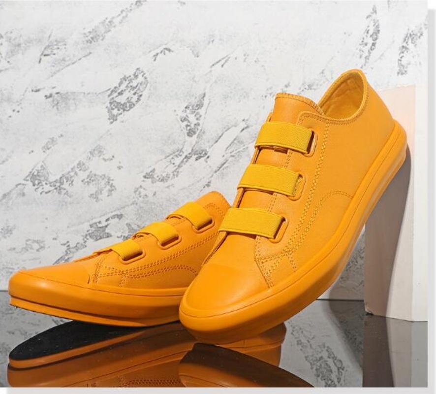 PU Leather Casual Shoes Men Sneakers Fashion Men White Shoes Cool Street Young Man Footwear Male Sneakers