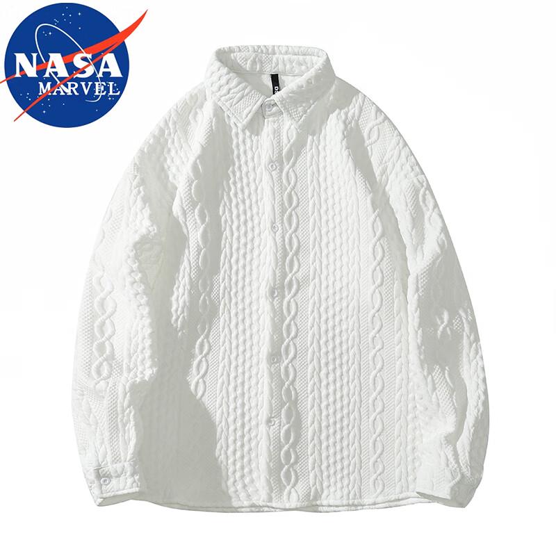 NASA MARVEL Men's Long Sleeve Casual Shirt