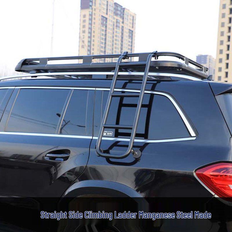 SUV Roof Rack Compatible Side Climbing Ladder for Luggage Modification