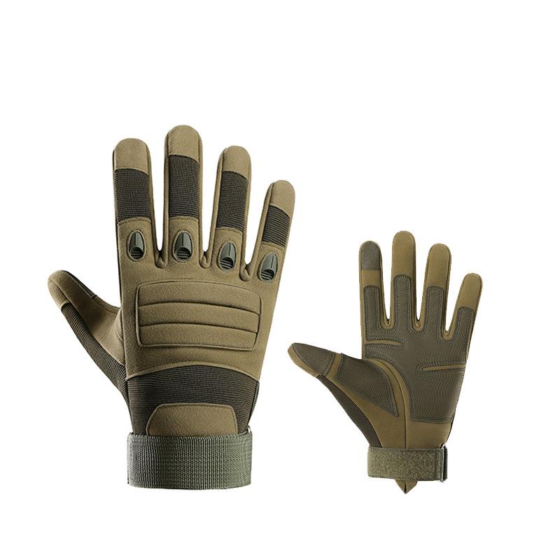 Taktiska handskar för män Halkfria Utomhus Fullfingerskydd Sportträning Utomhus Militärfan Cykelhandskar för kvinnor