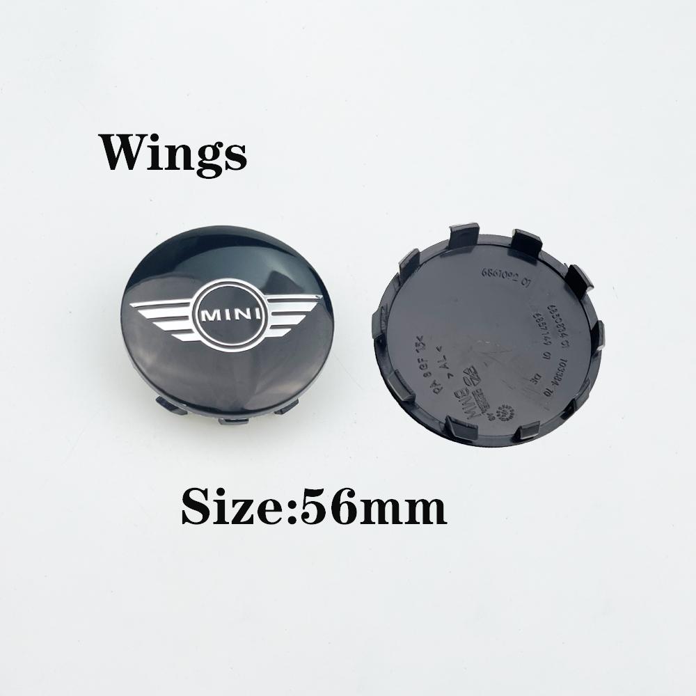 4pcs New 56mm Car Wheel Center Hub Cap Rim Cover for MINI Cooper S Works JCW One+ R56 R60 R61 F54 F55 F56 F60 Car Accessories Pwaxk99
