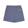 MLB New York Yankees Solid Color Loose Fit Straight Leg Casual Shorts Unisex shorts Blue Gray 3ASMB0143-50GRD