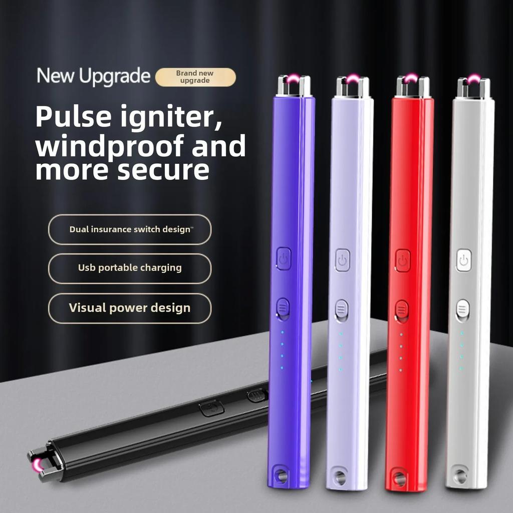 Windproof Electronic Lighter Aromatherapy Candle Gas Stove Ignition Gun Usb Charging Household Ignition Stick New Gifts