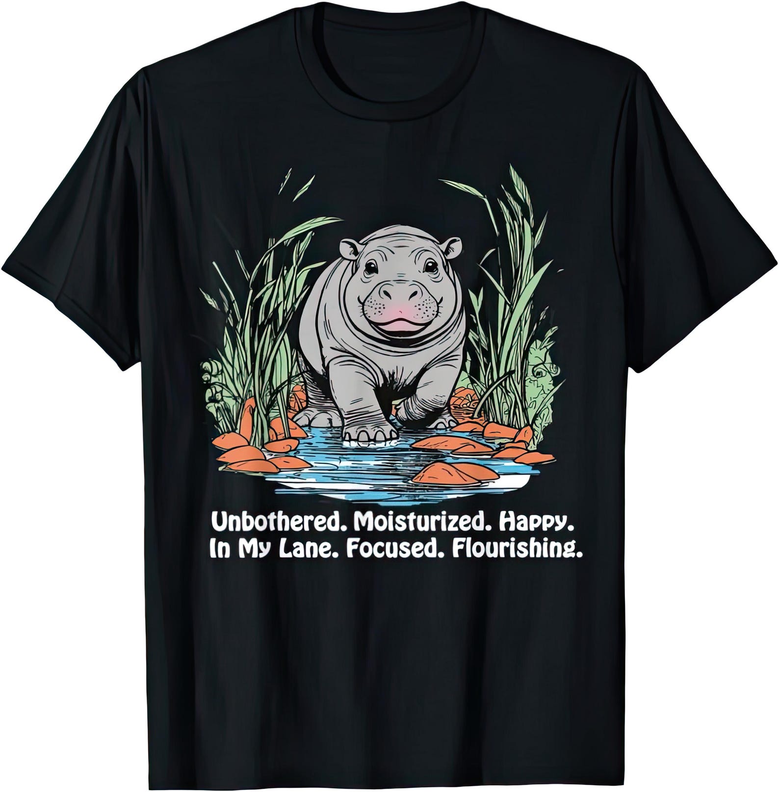 Unbothered Moo Deng T shirt M