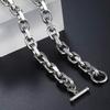 Stainless Steel OT Buckle Necklace Minimalist Fashion Women Men Jewelry