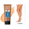 Waterproof Long Lasting Body Foundation, Even Skin Tone Medium Bronze Leg Makeup Body Tanning Cream