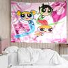 Powerpuff Wall Hanging Tapestry Wall Cloth Tapestries Decor Wall Bedroom Decoration