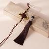 Handmade Chinese Knot Tassel Gourd Charm - DIY Car Hanging Ornament & Musical Instrument Accent