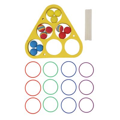 Ring Throw Pool Game Toy EVA Floating Foam with Balls for Kids Adults Water Sports Outdoor Party