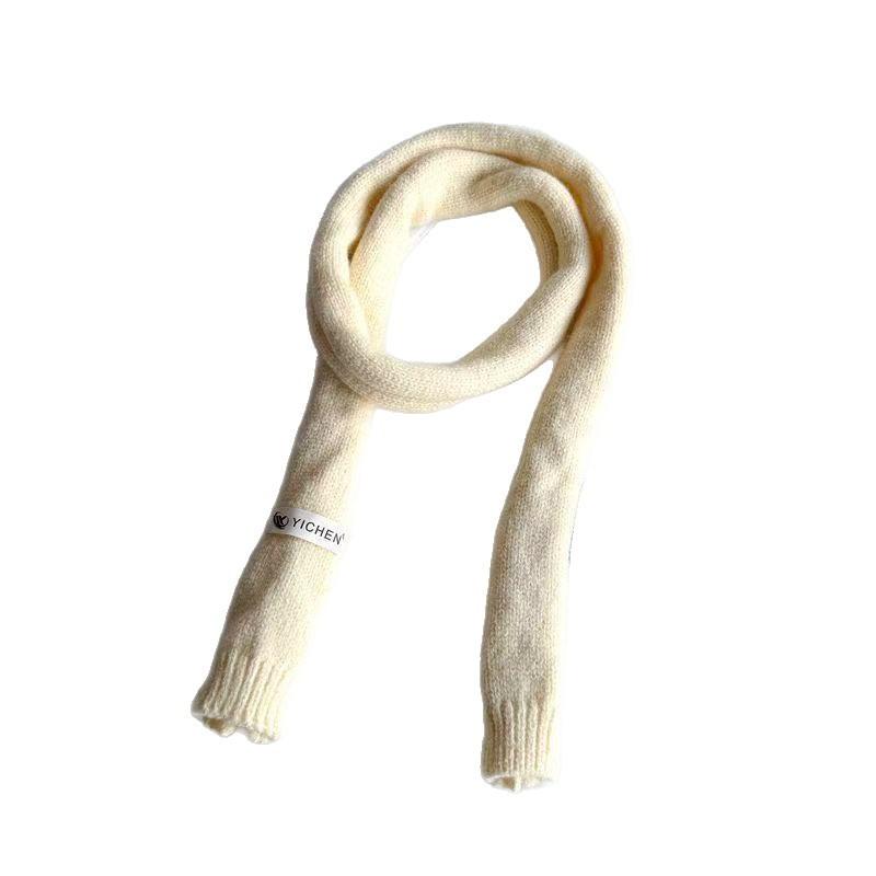 Fashion Blogger~ Korean ins Children's Small Scarf Autumn and Winter Foreign Style Fine Scarf Trendy Children's Babies Wear Scarves