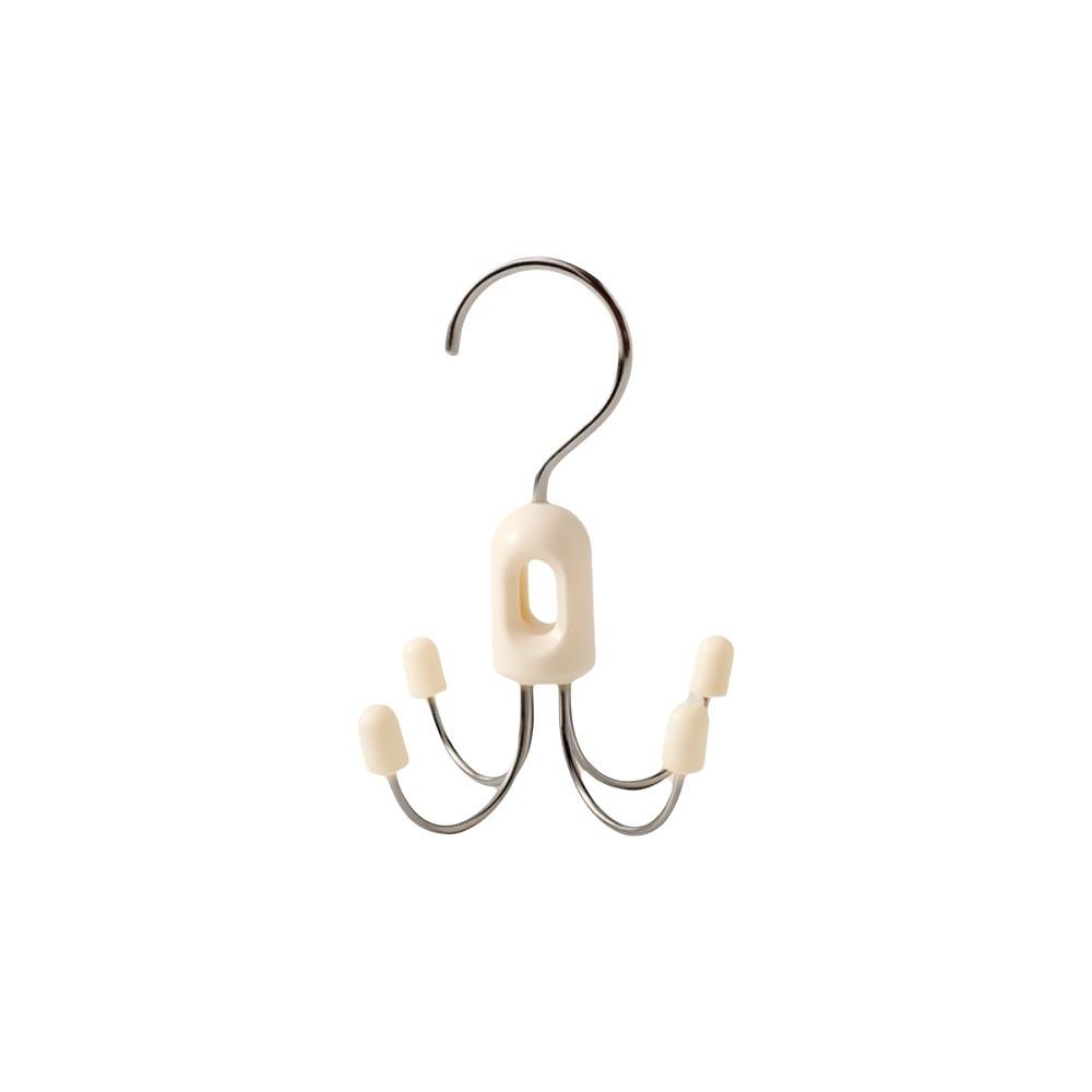 Metal 6 Claw Hook Hanging Underwear Storage Hook Clothes Hangers Hat Bra Storage Hanger  Household White 4 Hooks
