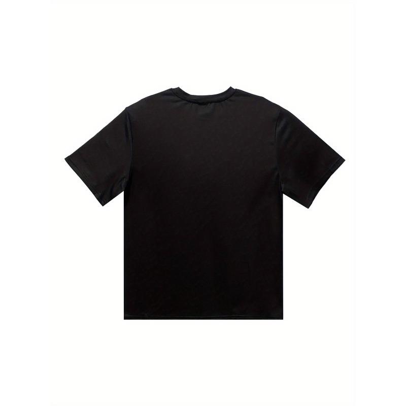 European Size Womens Cartoon Christmas Tree Print T Shirt Round Neck Short Sleeve Casual Summer Fashion Trend Street Wear Top