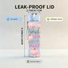 1PC Pink Pumpkin Spice Fall Print 750ml Color Plastic Sports Water Bottle Leakproof Flip Straw Lid Suitable for Sports Office Home Use
