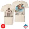 Billy Strings Summer 2025 Tour Merch Cow With Dates 2 Sided Tshirt Inspired New