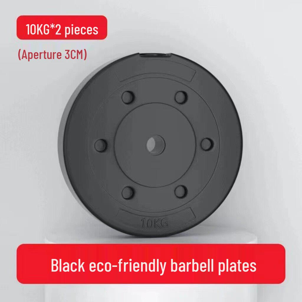 Universal Rubber-Coated Weight Plates for Home Fitness & Weightlifting