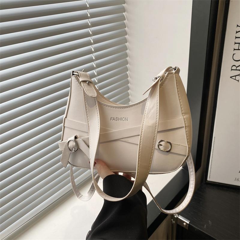 Niche Design Crescent Bag Spring New Casual Simple Popular Fashion Shoulder Armpit Messenger Bag