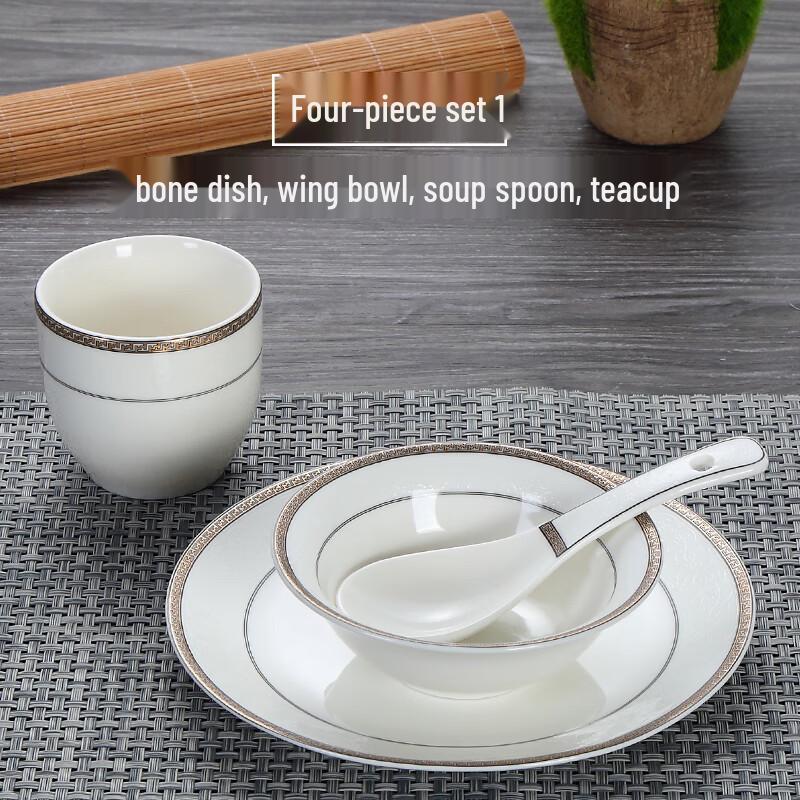 Chinese Ceramic Hotel Tableware Set