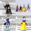 Bezauberndes Schneewittchen und die sieben Zwerge – Böse Königin, Prinz, Hexe – 8-teiliges PVC-Figuren-Set