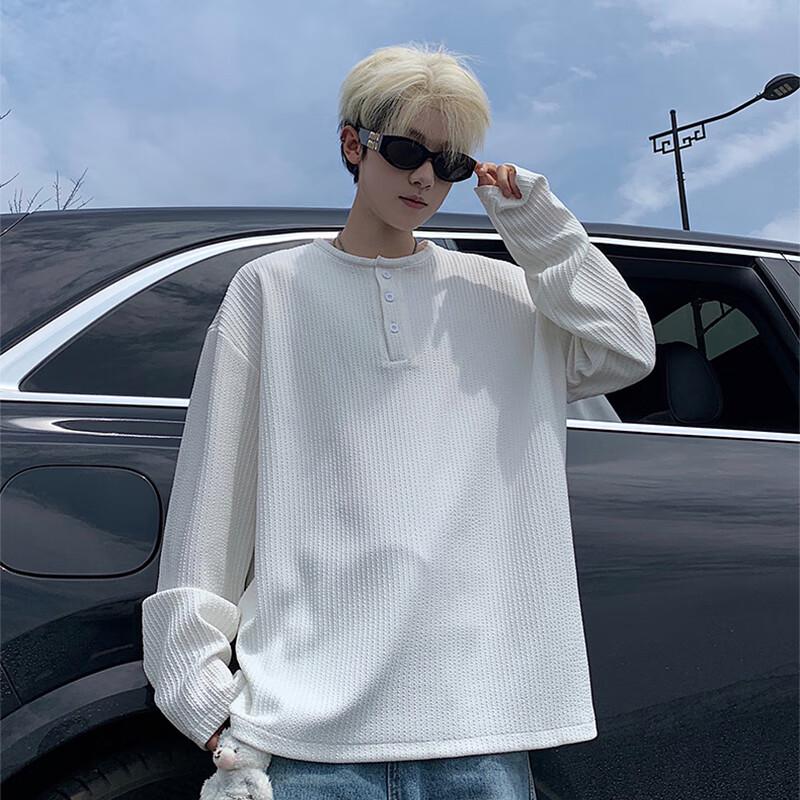 Men's NASA MARVEL Round Neck Long Sleeve T-Shirt