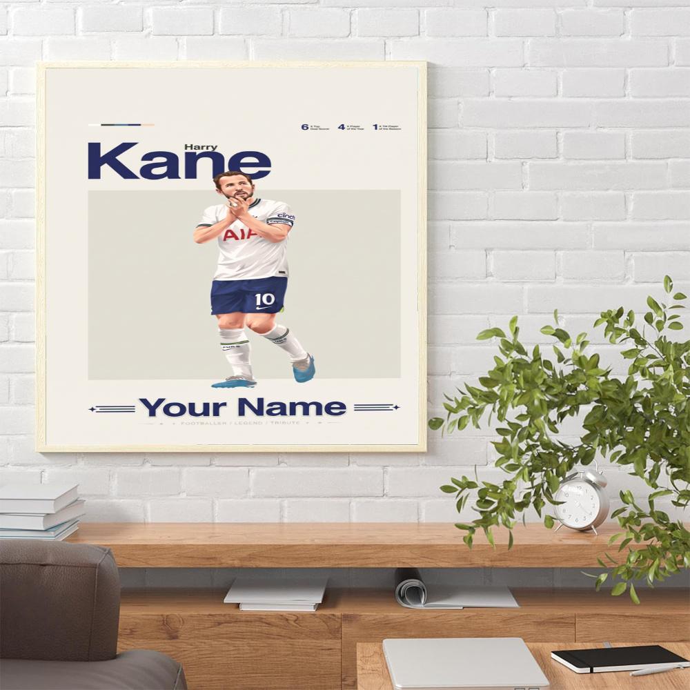 Harry Kane Personalized Text Diamond Painting Round Diamond Mosaic Rhinestones Diamond Embroidery Craft Kit Wall Decor Without Frame