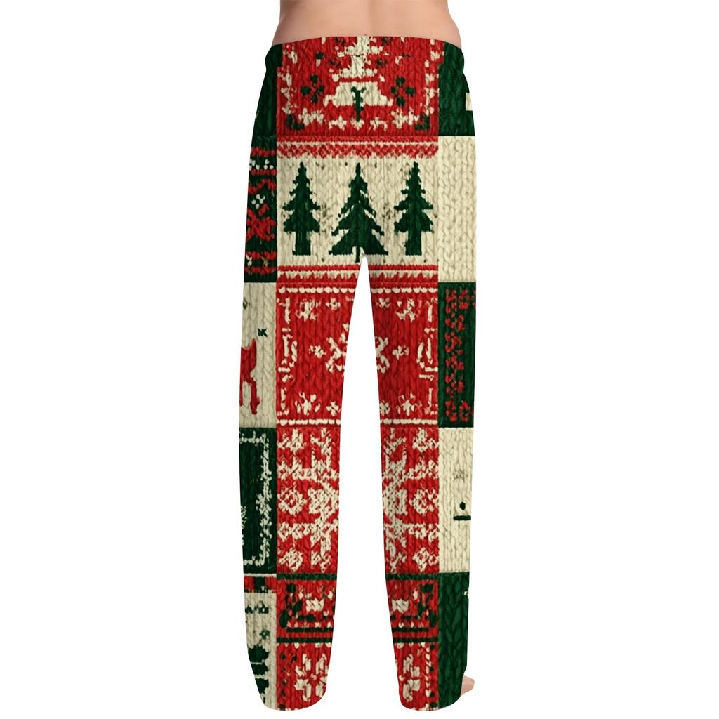 Men's Christmas Printed Pajama Pants for Sleep and Casual Wear