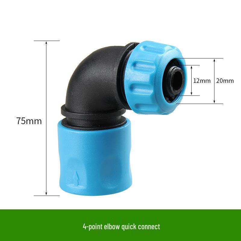 4-Punkt Schnellkupplungs-Gartenschlauch-Wasserverbinder und Düsenset