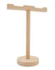 Wooden headphone assembly Made of solid allowing for DIY Ideal for 2 stand, required. wood, customization. teleworking, gaming, etc. (Holds
