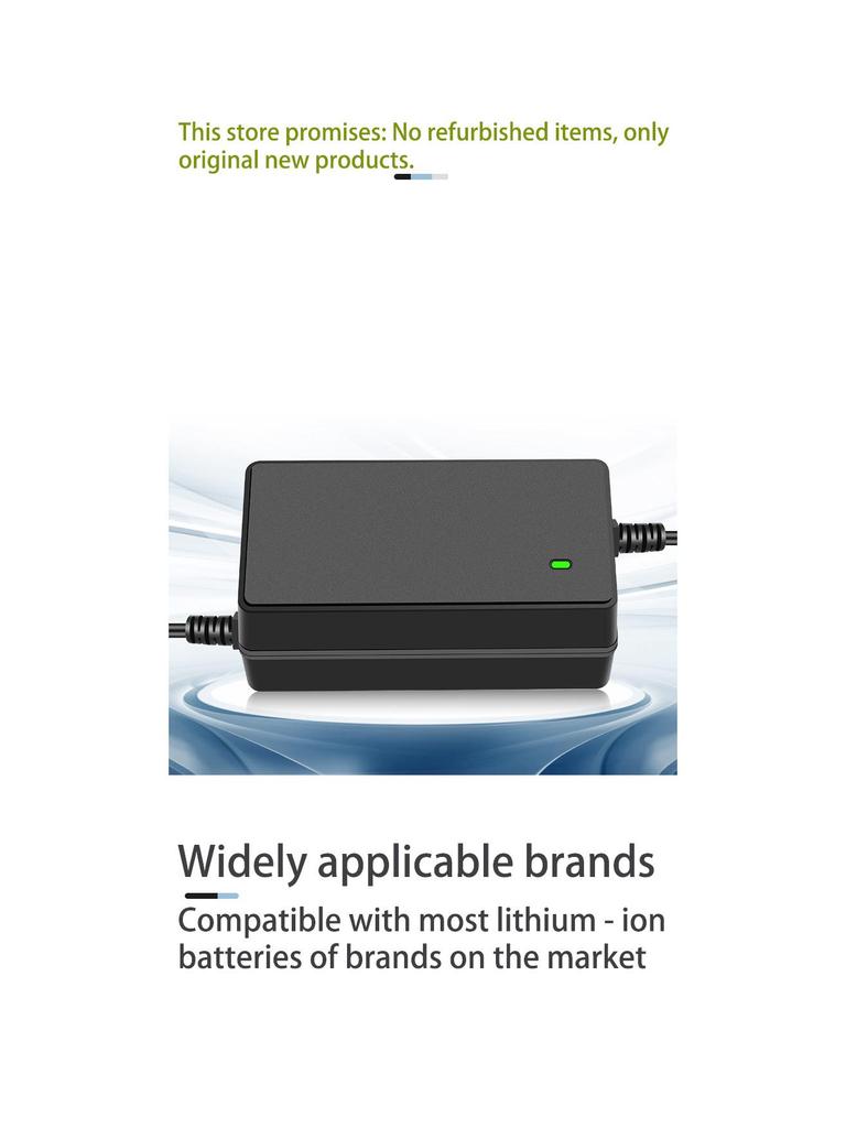 48V/54.6V 2A/3A Electric Scooter Lithium Battery Charger with Aviation Cannon and DC Head - European Standard