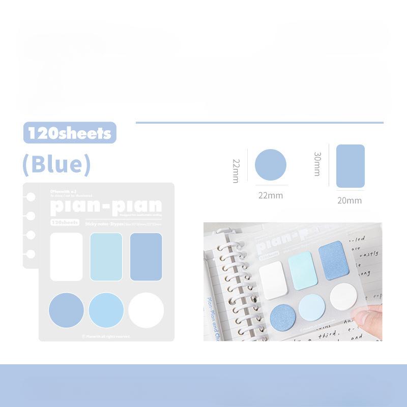 

120 шт./лист Мини-бумага для заметок кремового цвета с квадратной формой для заметок N-time Message, креативный блокнот с 3 отверстиями, подходит для блокнота с отрывными листами