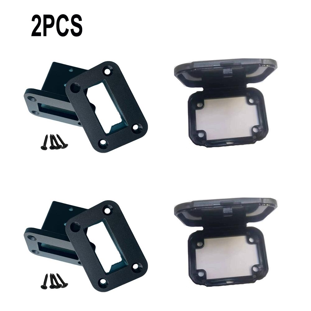 Soquete de Painel 50A Suporte de Painel Peças Pretas Plástico