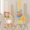 No-Drill Multifunctional Hair Accessory Storage Rack, Bathroom Adhesive Hook for Kids Headbands Hair Ties Jewelry Organizer
