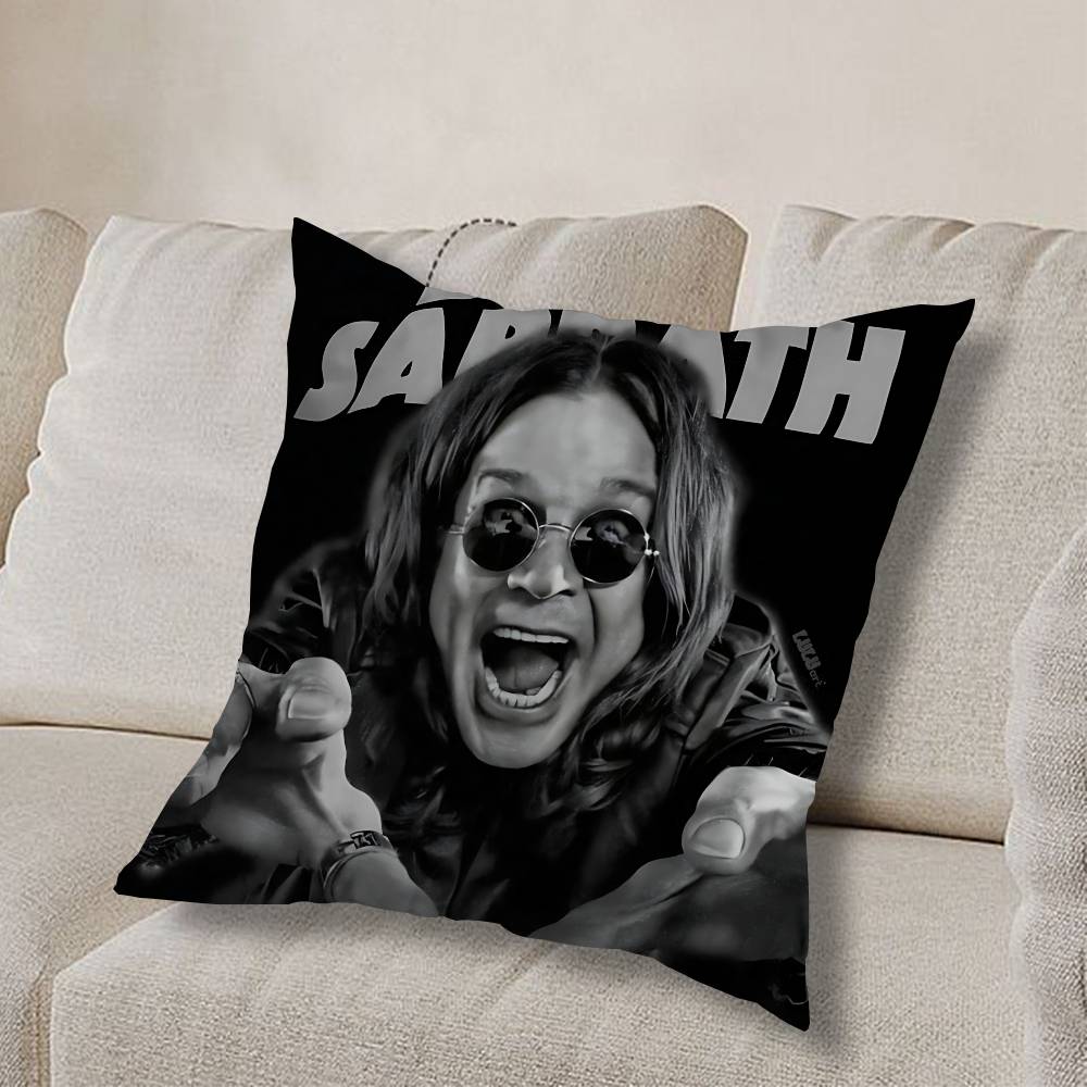 Horký kapela O-Ozzy OsbourneS Povlak na polštář Pohovka Obývací pokoj Ložnice Čelo postele Opěrka Zadní polštář Čtvercový polštář Čas na zdřímnutí