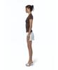 Kasiko Spangle Mini Skirt White