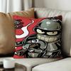 Anime Movie Bender Ffuturama Personalized Pillow Cover Kids Bedroom Wild Party Decor Pillowcase kid Birthday shower Gift