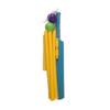Kids Cricket Set Plastic Cricket Bat with 2 Balls and Stumps Backyard Sports Game Interactive Board Game Easy To Play