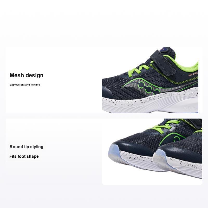 SAUCONY Детские кроссовки Kinvara 14 A/C Big Kid Navy Green, синие SK267103 30