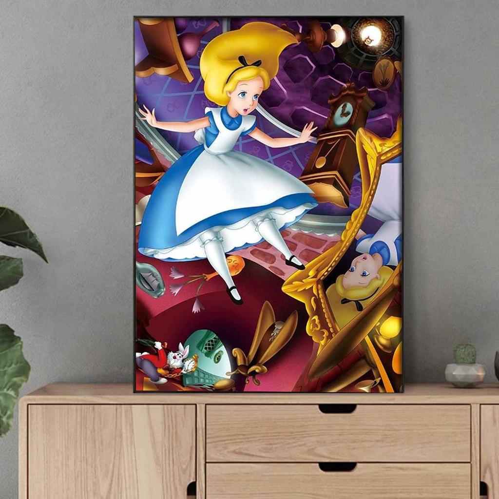 Malowanie Diamentowe DIY Odwrócone Lustro Samochody Zestaw do Haftu Krzyżykowego Mozaika Malowanie Diamentowe Pełny Krąg Diament Dekoracja Domu