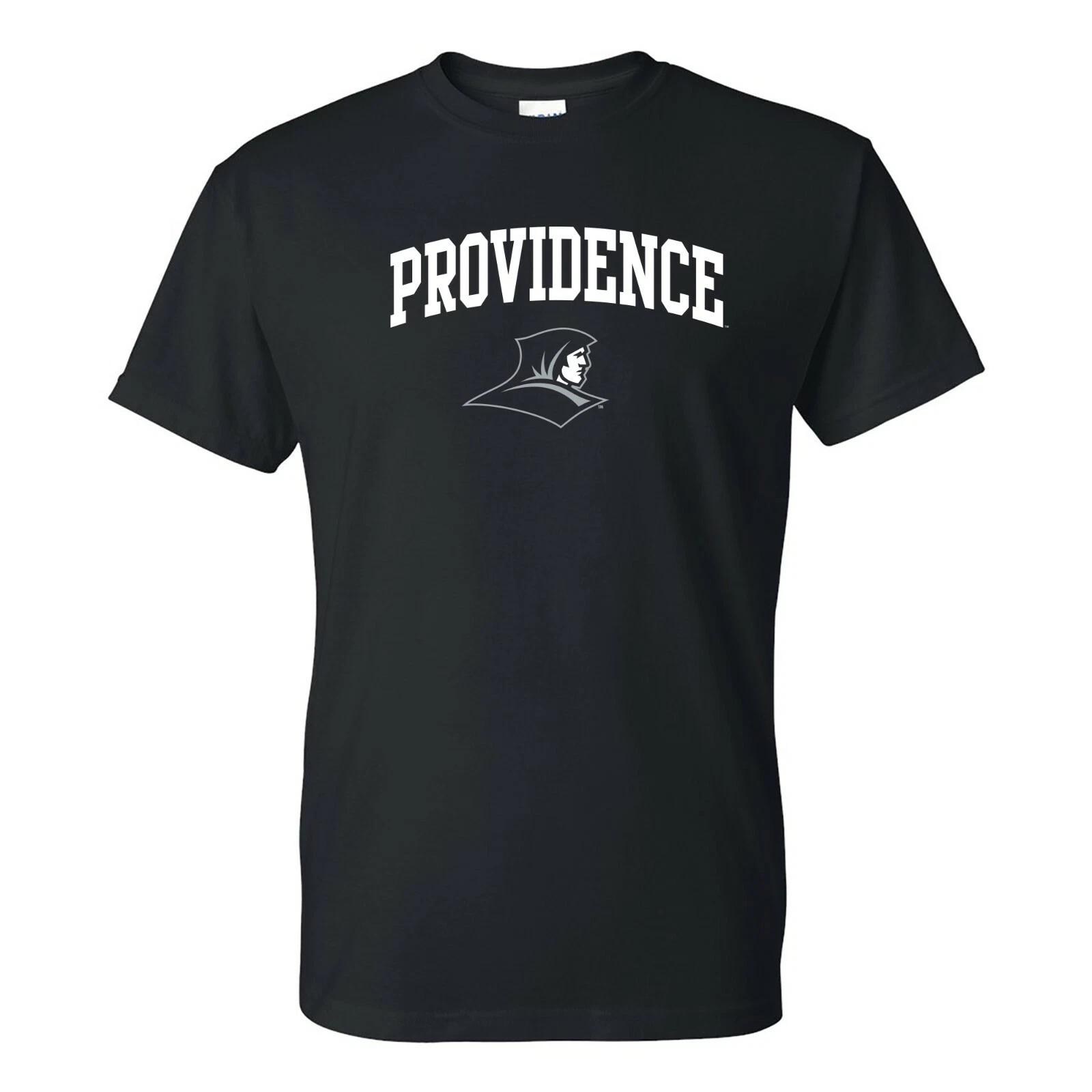 Providence Friars Arch Logo - Collegiate Short Sleeve T Shirt - Black M