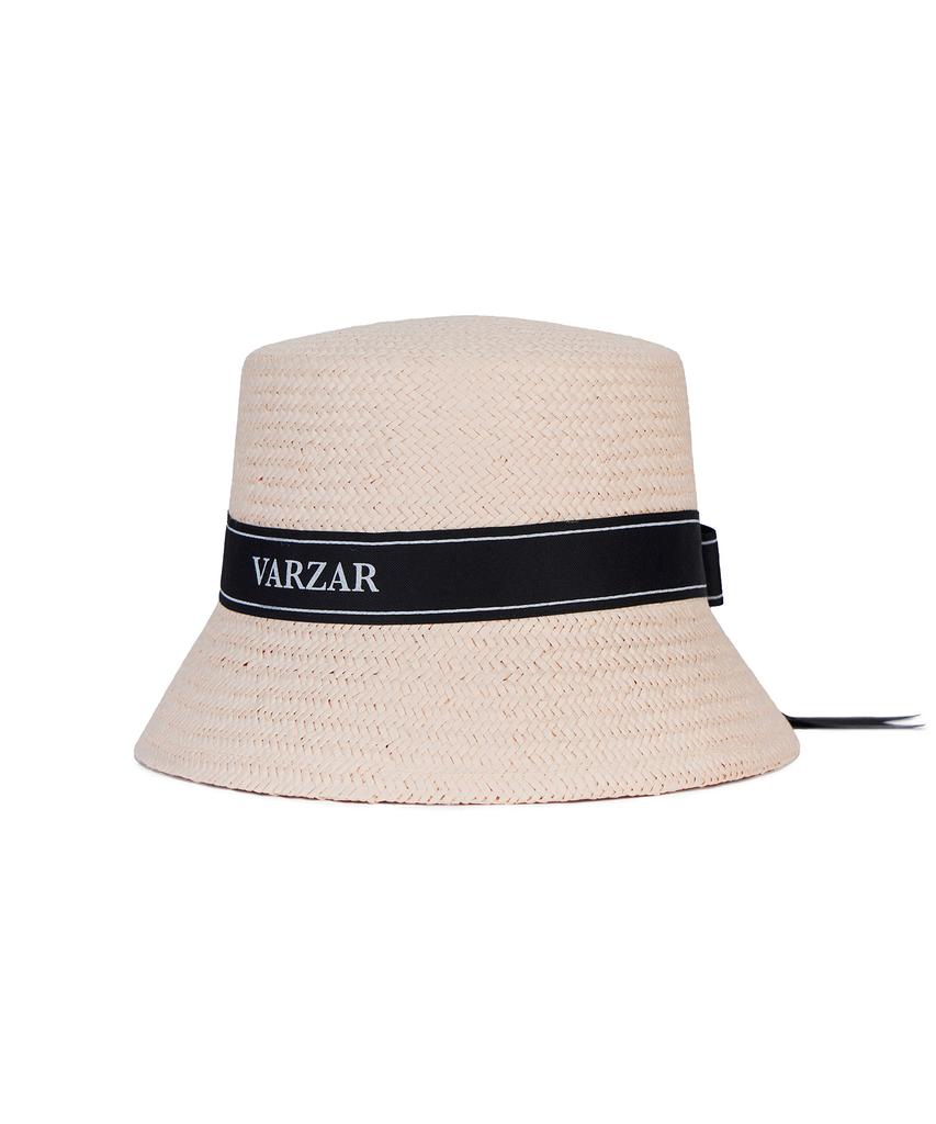 Bajal Ribbon Paper Bucket Hat Pink
