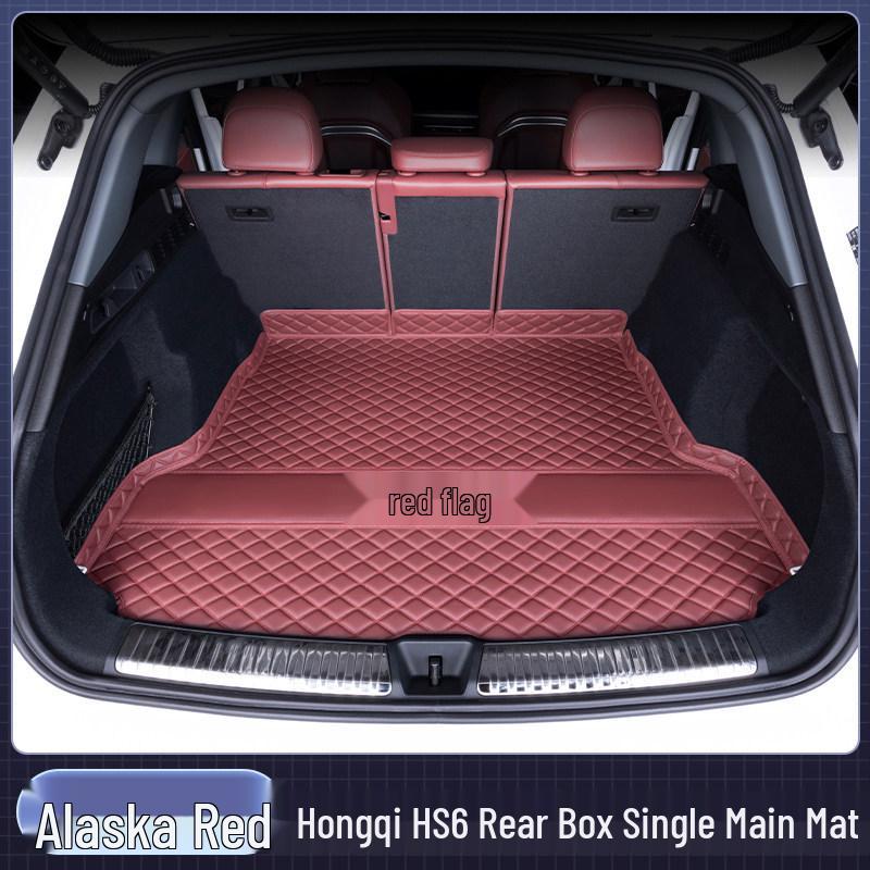 Compatible Trunk and Tailgate Mat for 26 Hongqi HS6 Models, Waterproof and Fully Enclosed HS6 PHEV Mat