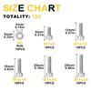 VKKM 150 Piece M3 304 Stainless Steel Hexagon Socket Screw Set, Multiple Sizes, Equipment Assembly, Essential for Fastening.