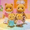 Forest Family Reindeer Rabbit Panda Animal Simulation Dollhouse Furniture Toy Set House Accessories Christmas Gifts