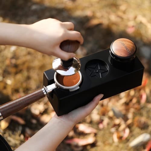 MHW-3BOMBER Espresso Tamper Mat, 51-58mm, Multi-Function Tamper Stand, ABS Coffee Tamper Mat, Coffee Supplies (51/53/54/58mm) CH6719