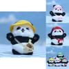 Cute Cartoon Panda Plush Toy Bag Pendant Super Soft Stuffed Animal Keyring