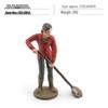 Cross-Border Farm Scene Worker Doll: Female Farmer with Shovel Ornament for Model Landscaping